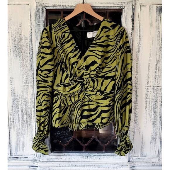 Anthropologie Exquise Wrap Blouse - New XL - Picture 6 of 6